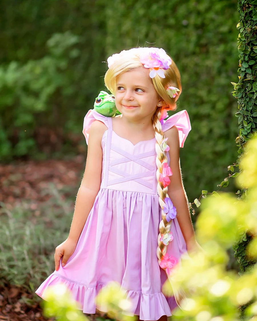 tangled princess dress Princess Rapunzel Costume Girls Dress