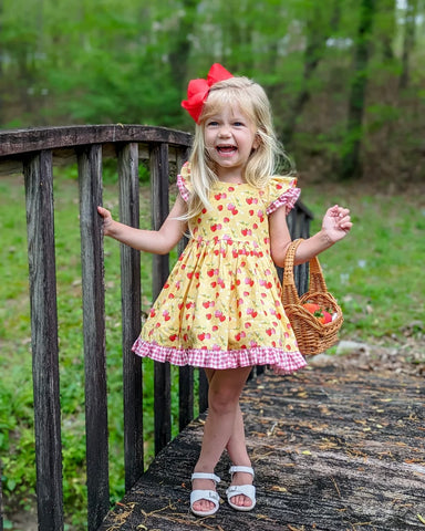 Strawberry Lane Ruffle Dress