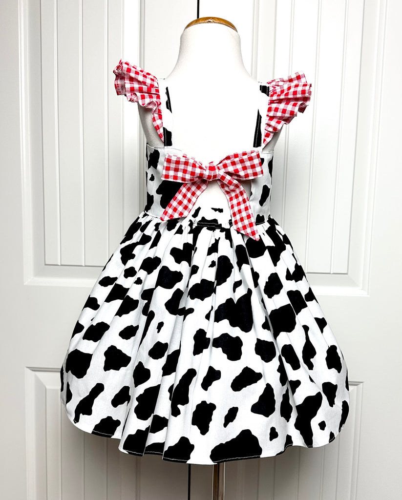 cute cow print dress Amazon.com: WDIRARA Women's 2 Piece Outfit Cow Print Fleece Fuzzy V Neck Fluffy Bodycon Mini Dress with Crewneck Long Sleeve Tee Set Black and White XXS : Clothing, Shoes & Jewelry