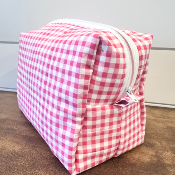 Pink Gingham Bag