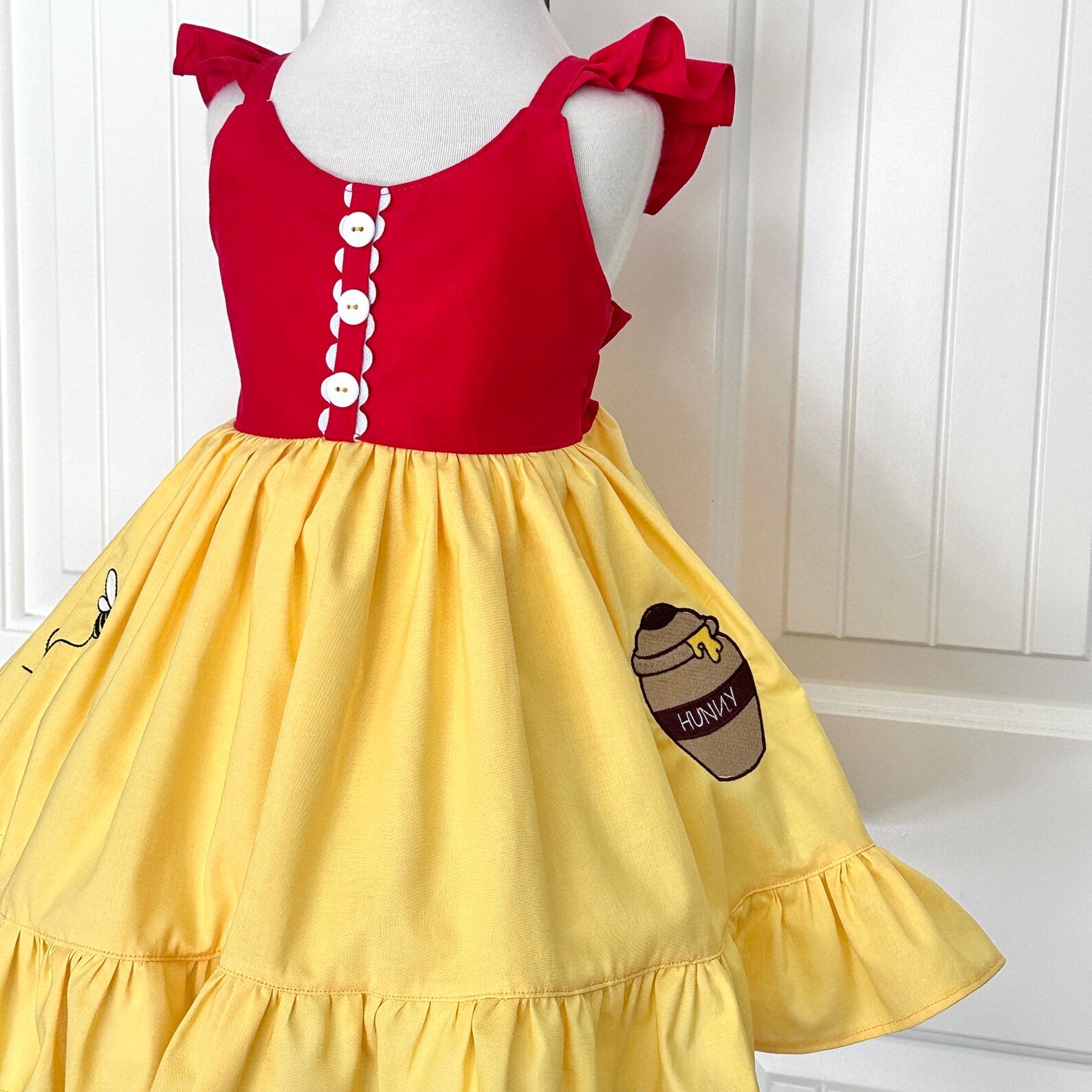 Sweet Pooh Inspired Dress – Camila Alexis Clothing